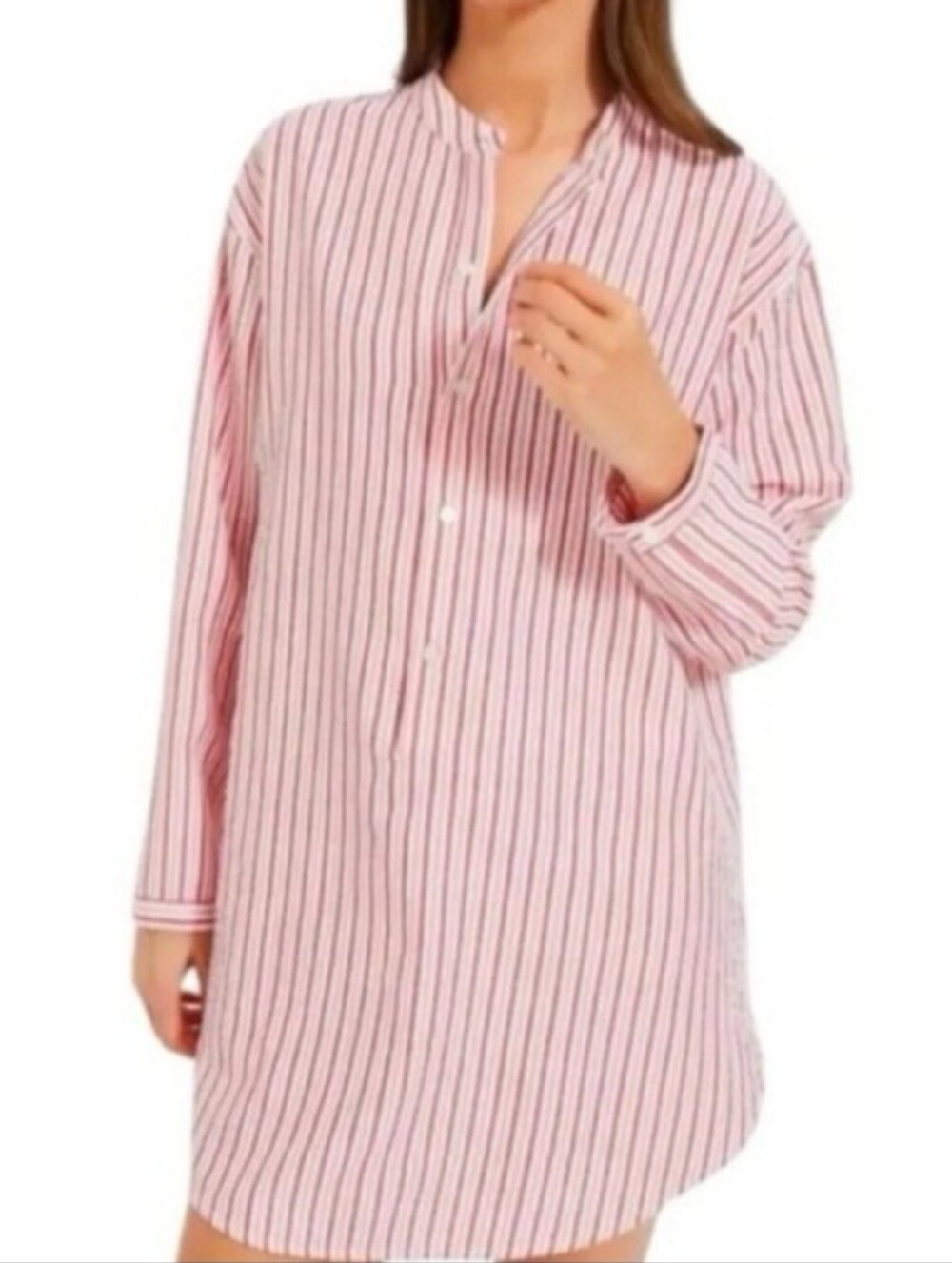 NWT Tuckernuck Bodie Seersucker Shirt Dress / Tunic β Strawberry Stripe